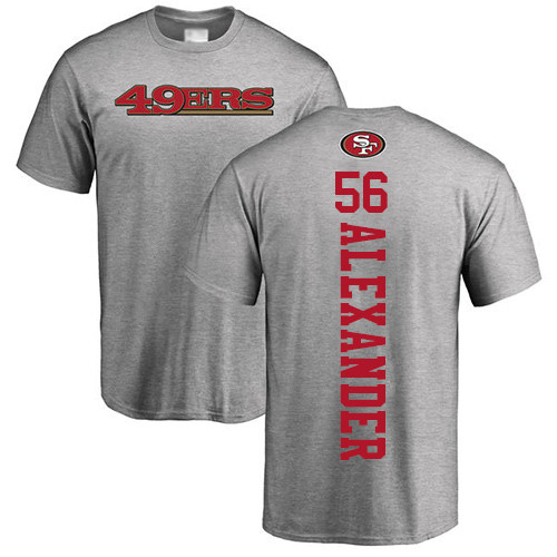 Men San Francisco 49ers Ash Kwon Alexander Backer #56 NFL T Shirt->nfl t-shirts->Sports Accessory